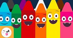 Los colores - Canciones de los colores para niños - Vídeo educativo para aprender los colores