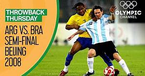 Argentina vs Brazil - Highlights | Men's Football Beijing 2008 | Throwback Thursday