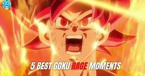 Top 5 Best Goku Rage Moments | DBZ DBS