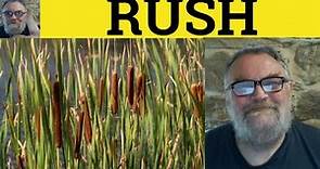 🔵 Rush Meaning - Rush Examples - Rush Definition - Essential Vocabulary - Rush