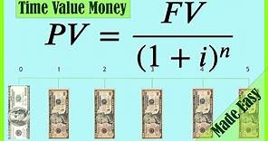 Time Value of Money Finance - TVM Formulas & Calculations - Annuities, Present Value, Future Value