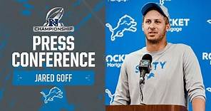 Jared Goff Press Conference | January 26, 2024