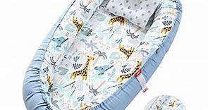 【Mesenfants】童趣純棉多功能嬰兒床附枕頭 可折疊新生兒床中床 便攜式睡窩 - PChome 24h購物