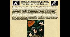 Norwegian Wood (take 1) by the Beatles. Part two of Blindowl's Rubber Soul sessions.