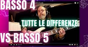 Pillole per bassisti: le differenze tra il basso 4 corde e il basso 5 corde