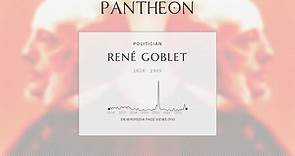 René Goblet Biography - French politician