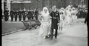 The wedding of Lord Mountbatten (1922)
