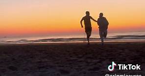 so in love #couple #sunset #beach #sunsetrunning #runningonbeach