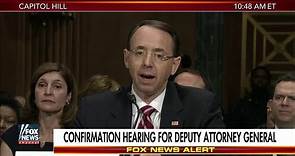 Rod Rosenstein not aware of any requirement for his recusal