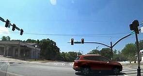 Driving Through Powder Springs, GA - City Drive Tour - Atlanta Suburb