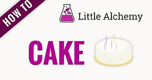 How to make CAKE in Little Alchemy