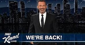 Jimmy Kimmel Makes Triumphant Return After Five Long Months