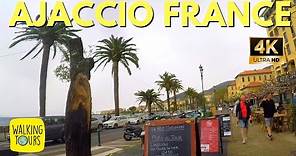 Ajaccio Capital of Corsica | French Island | City Travel Guide | 4K Walking Tour