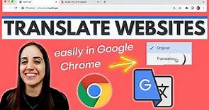 How to Google Translate a Website in Google Chrome