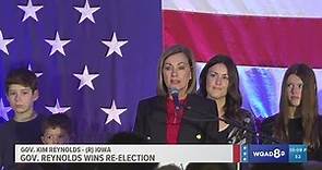Kim Reynolds wins reelection in Iowa governor's race, AP says