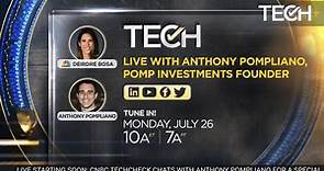LIVE: CNBC TechCheck chats with Pomp Investments Founder Anthony Pompliano