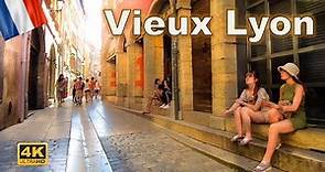 Walking In Lyon France - Basilique Notre Dame de Fourviere, Vieux Lyon (Old Town) - 4K Walks