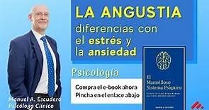 👉 Qué es la ANGUSTIA - Psicología | Diferencia entre Angustia, Estrés y Ansiedad 2/3 Manuel Escudero