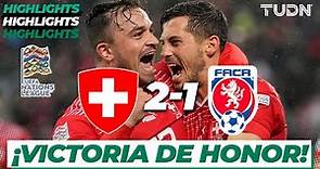 Highlights | Suiza 2-1 República Checa | UEFA Nations League 2022 | TUDN