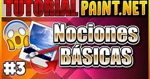 Tutorial Paint Net #3 | Nociones básicas | Explicación general de Herramientas y capas ☑️