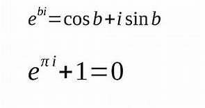 Formula di Eulero, identità di Eulero