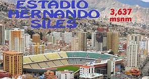 Estadio Hernando Siles de La Paz - Bolivia - 3,637 msnm.
