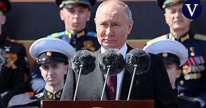Putin en el desfile militar del día de la Victoria: "Han desatado una verdadera guerra contra Rusia"