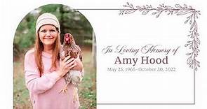 Celebrating the Life of Amy Hood | November 3, 2022