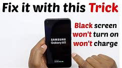 How to fix Samsung Galaxy phone that won't turn on or charge A11, A21, A50, A01