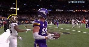 Kyle Rudolph Game-Winning Touchdown in OT | Vikings vs. Saints | NFL