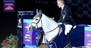 Philipp Schulze Topphoff with his 1st Longines FEI Jumping World Cup™ Win in La Coruña 2021