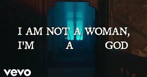 Halsey - I am not a woman, I'm a god (Lyric Video)