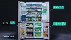 Hisense Premium PureFlat Multi-Door Refrigerator | H750FS-WD