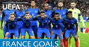 France's top five European Qualifiers goals