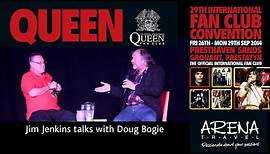 Queen Convention 2014 Jim Jenkins talks with Doug Bogie