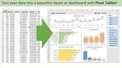 Introduction to Pivot Tables, Charts, and Dashboards in Excel (Part 1)