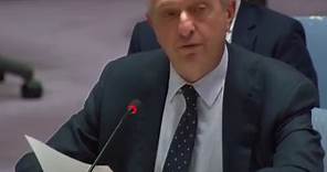 Filippo Grandi Briefing the UN Security Council