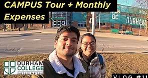 Durham College Campus Tour + Our Monthly Expenses! In Canada 2024!