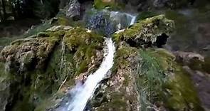 Uracher Wasserfall in Bad Urach auf meiner Wanderung (VR180 Video in 3-D)