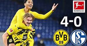 Haaland's Brace & BVB Derby Win | FC Schalke 04 - Borussia Dortmund | 4-0 | Highlights | MD 22