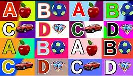 A For Apple B For Ball A To Z Alphabet (Abcd)