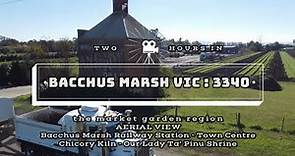 Aerial view - Bacchus Marsh : Market Garden Region, Victoria Australia - 2 hour visit