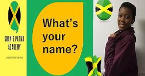 Jamaican Patois for beginners/ How to speak like a Jamaican/How to ask What is your name in Jamaican
