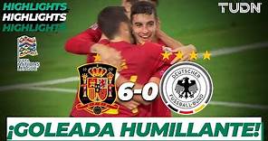 Highlights | España 6-0 Alemania | UEFA Nations League - J6 | TUDN