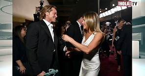 El reencuentro entre Brad Pitt y Jennifer Aniston luego de 15 años | ¡HOLA! TV