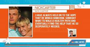 Nick Carter shares emotional message to late brother Aaron