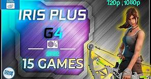 🧿Intel IRIS Plus G4 in 15 games (i5-1035G4 IGPU TEST ) | In 2022