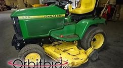 John Deere, model 425, riding lawn mower | For Sale | Online Auction