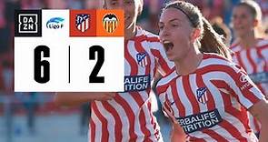Atlético de Madrid vs Valencia Femenino (6-2) | Resumen y goles | Highlights Liga F