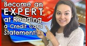 How To Read Your Credit Card Statement Like A PRO!
